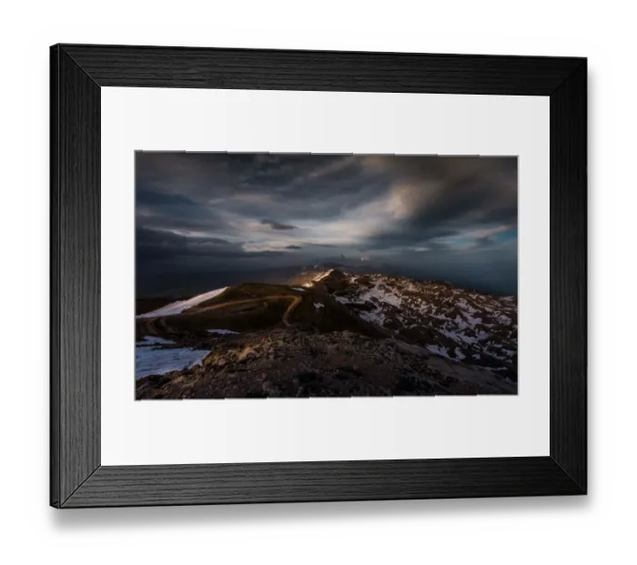 Framed Print : Landscape view on the top of Nemrut mountain Framed Print : Landscape view on the top of Nemrut mountain