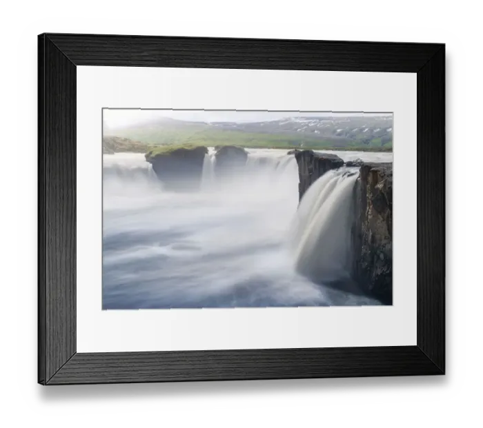 Framed Print : Godafoss waterfall, Iceland Framed Print : Godafoss waterfall, Iceland