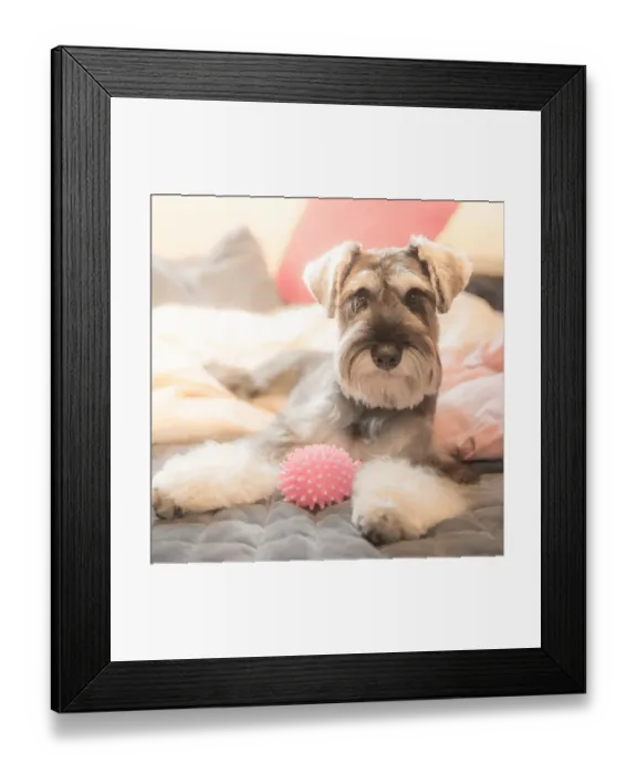 Framed Print : Dog looking at camera Framed Print : Dog looking at camera