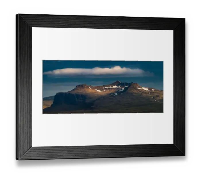 Framed Print : beautiful mountain landscape in Iceland Framed Print : beautiful mountain landscape in Iceland