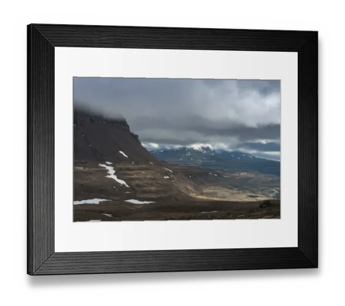 Framed Print : west fjords mountain range Framed Print : west fjords mountain range