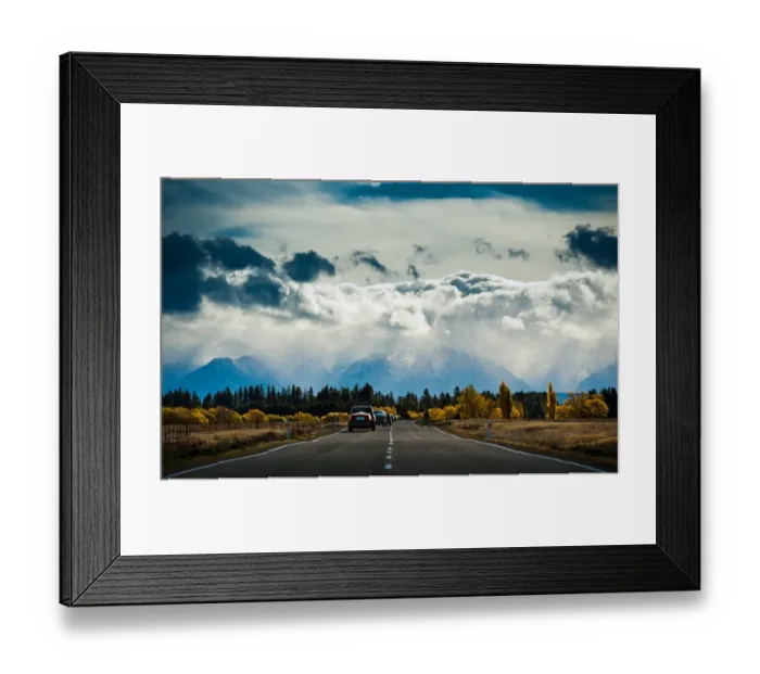 Framed Print : Road with autumn ambiance Framed Print : Road with autumn ambiance