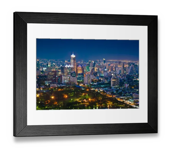 Framed Print : Bangkok business district Framed Print : Bangkok business district