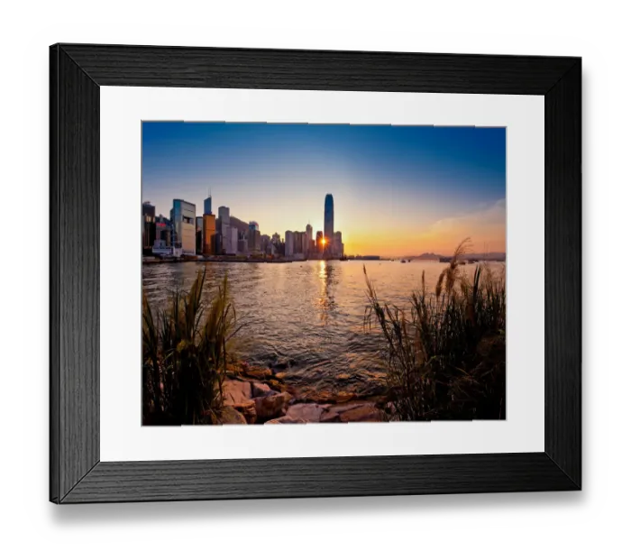 Framed Print : Hong Kong at sunset Framed Print : Hong Kong at sunset