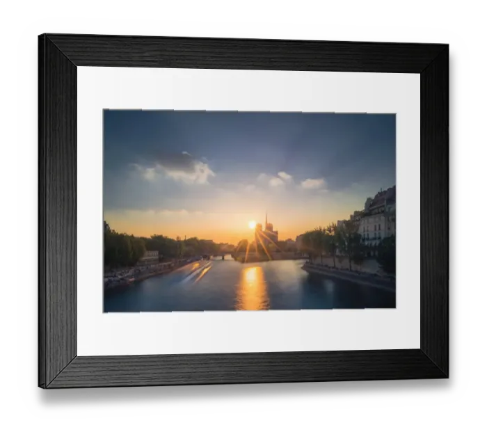 Framed Print : Notredame at sunset Framed Print : Notredame at sunset
