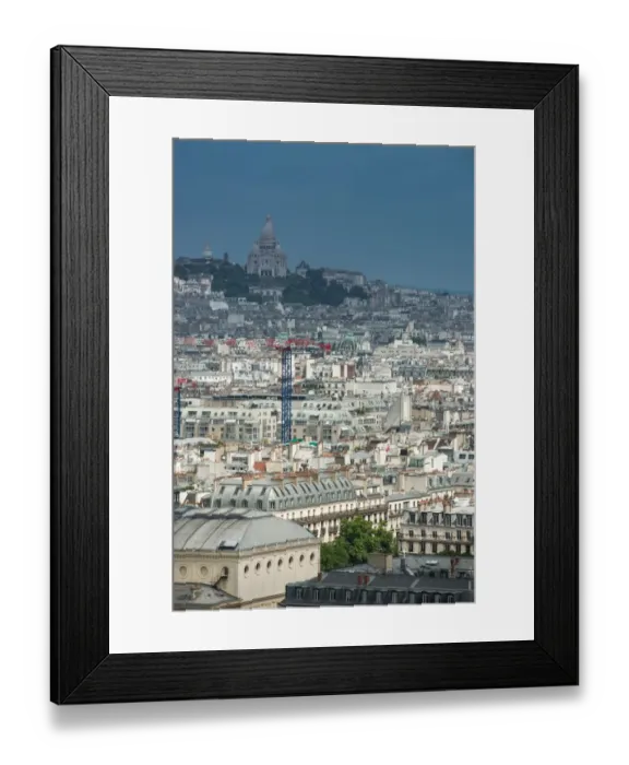 Framed Print : View of Paris from Nortre dame cathedral roof top Framed Print : View of Paris from Nortre dame cathedral roof top