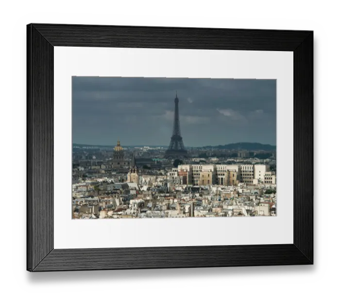 Framed Print : View of Paris from Nortre dame cathedral roof top Framed Print : View of Paris from Nortre dame cathedral roof top
