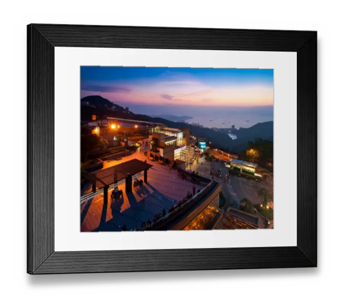 Framed Print : The peak galleria