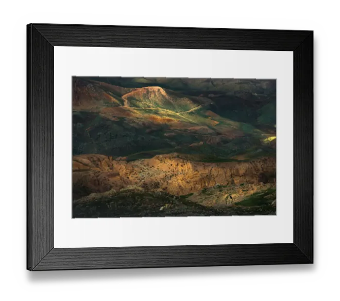 Framed Print : East turkey landscape scene