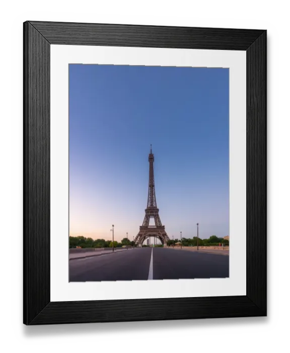 Framed Print : A road to Eiffel Tower Framed Print : A road to Eiffel Tower
