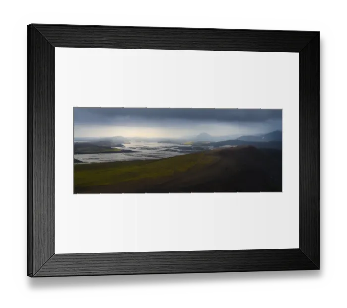 Framed Print : Cloudy day at Landmannalaugar Framed Print : Cloudy day at Landmannalaugar