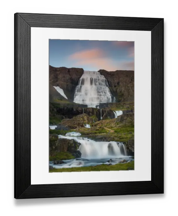 Framed Print : Close up view of Dynjandi waterfall Framed Print : Close up view of Dynjandi waterfall