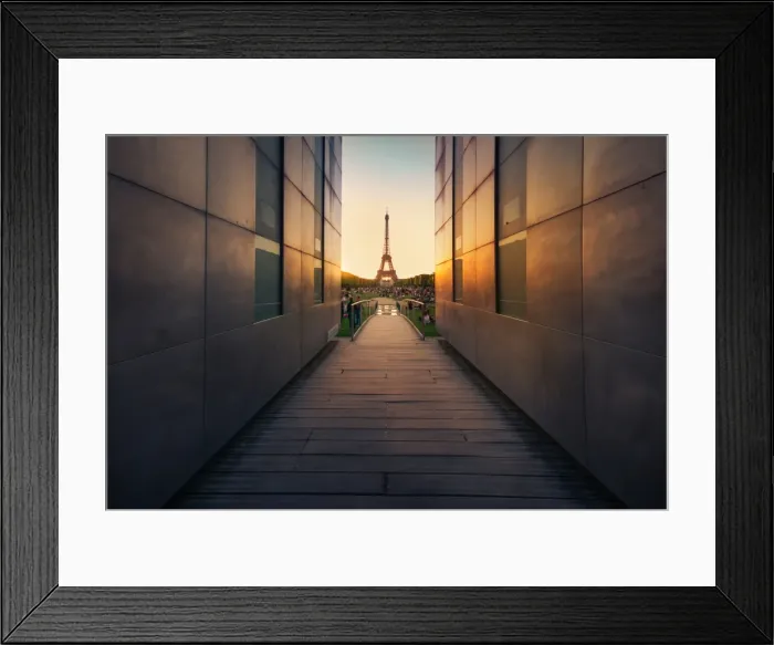 Framed Print : Framing Eiffel Framed Print : Framing Eiffel