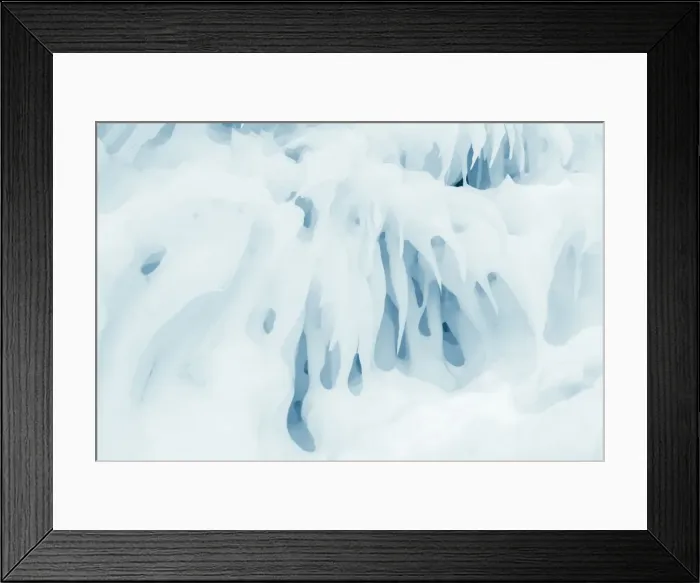 Framed Print : Icicle pattern