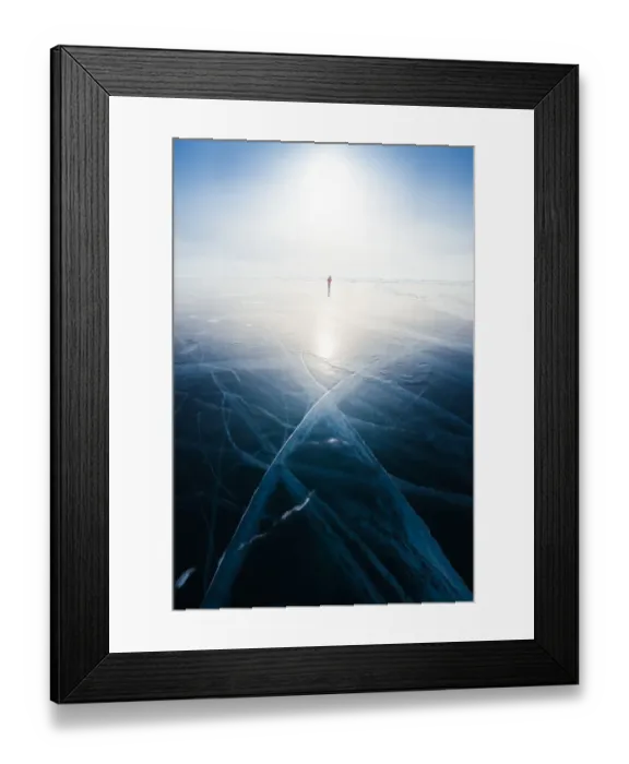 Framed Print : Baikal frozen lake Framed Print : Baikal frozen lake