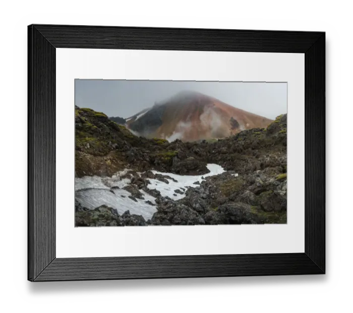 Framed Print : lava field at landmannalaugar Framed Print : lava field at landmannalaugar