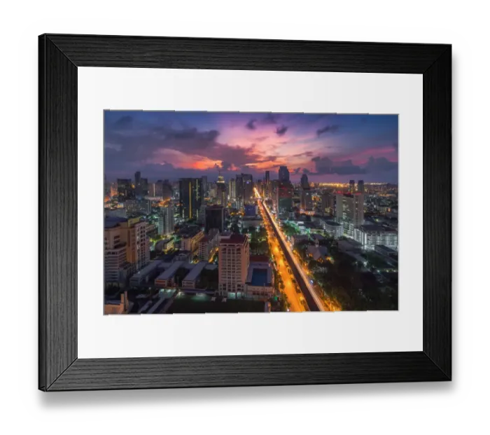 Framed Print : City road of Bangkok Framed Print : City road of Bangkok