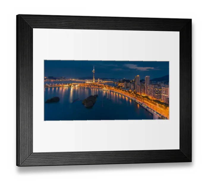 Framed Print : Panorama view of Macau tower Framed Print : Panorama view of Macau tower