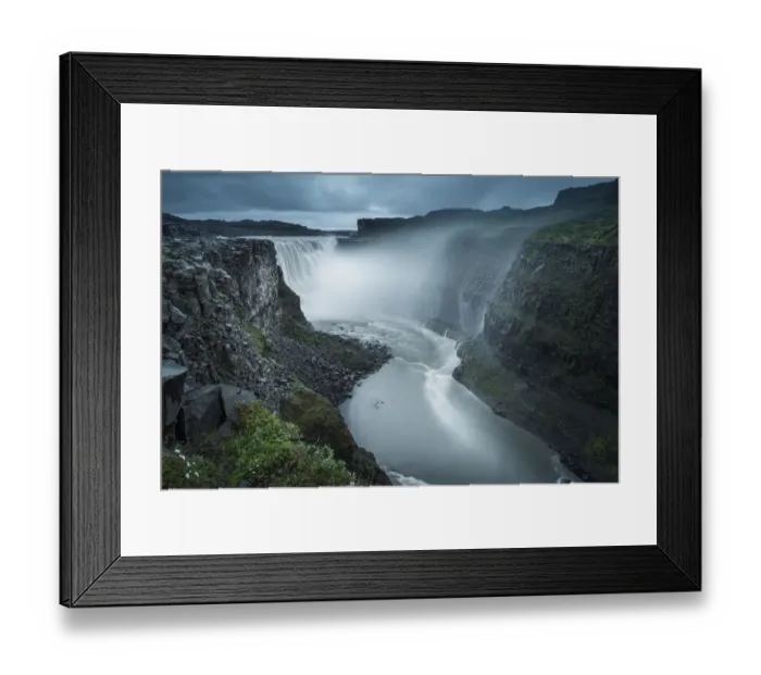 Framed Print : Wide angle scene of Dettifoss Framed Print : Wide angle scene of Dettifoss