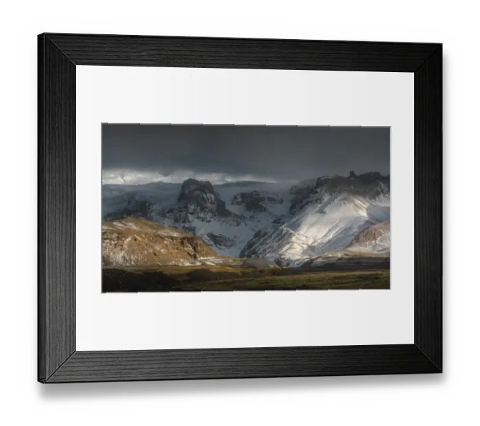 Framed Print : Icelandic landscape scene Framed Print : Icelandic landscape scene