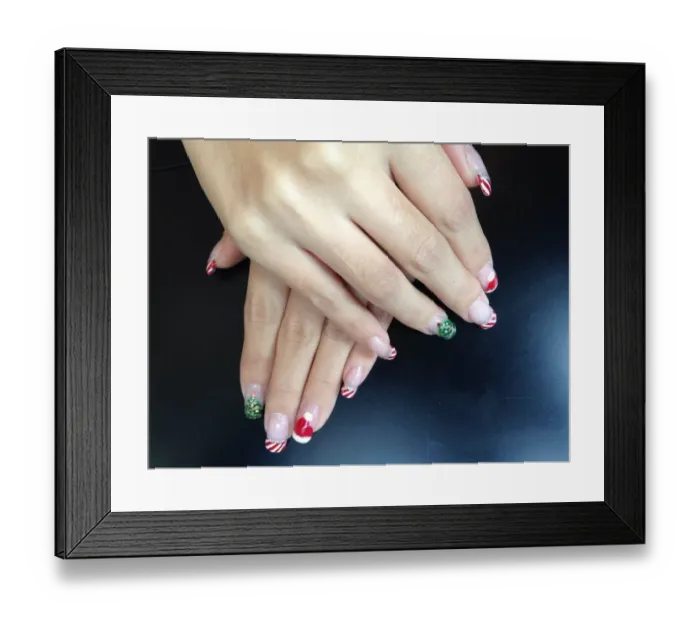 Framed Print : Colourful Nails Framed Print : Colourful Nails