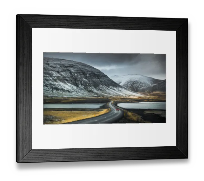 Framed Print : landscape along Iceland scenic road Framed Print : landscape along Iceland scenic road