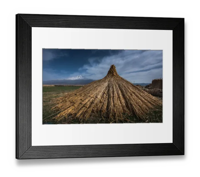 Framed Print : Local haystack at Ararat mountain Framed Print : Local haystack at Ararat mountain