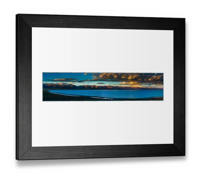 Framed Print : Panorama view of Namtso lake Framed Print : Panorama view of Namtso lake