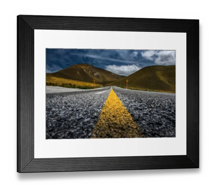 Framed Print : in the middle of highway Framed Print : in the middle of highway