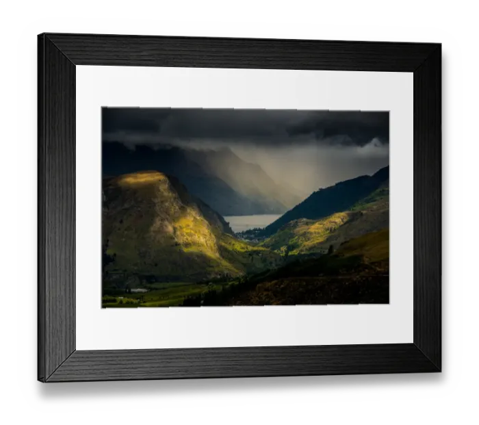 Framed Print : New zealand landscape scene from Coronet peak Framed Print : New zealand landscape scene from Coronet peak