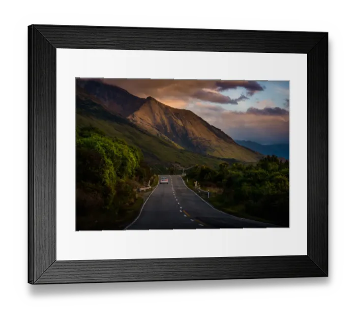 Framed Print : beautiful road winding through mountain Framed Print : beautiful road winding through mountain