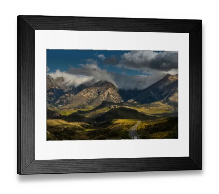 Framed Print : Beautiful landscape scene Framed Print : Beautiful landscape scene