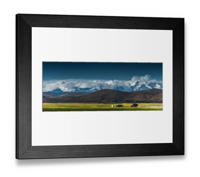Framed Print : Nomad living in Tibetan plateau Framed Print : Nomad living in Tibetan plateau