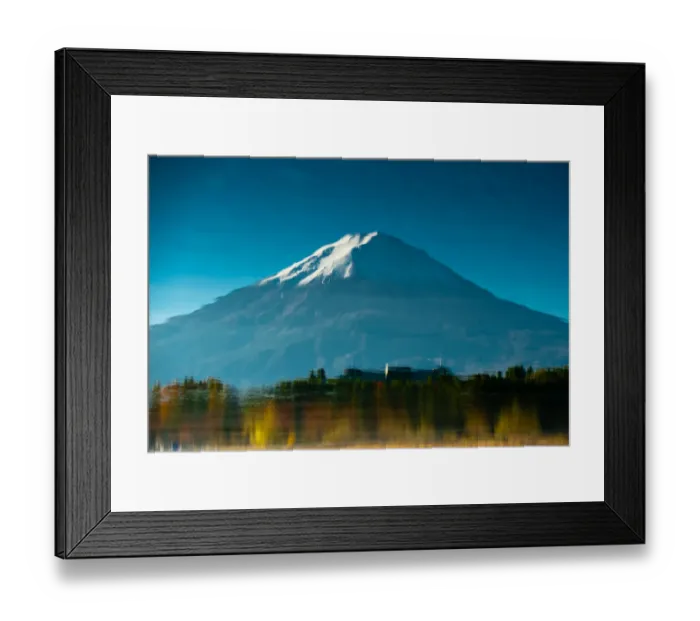 Framed Print : Reflection of Mt. Fujiyama in lake Framed Print : Reflection of Mt. Fujiyama in lake