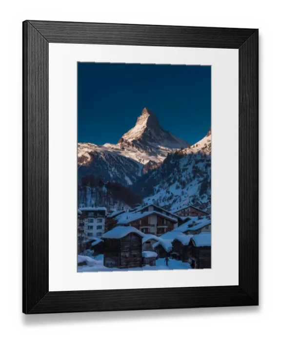 Framed Print : a touch of morning light over Matterhorn Framed Print : a touch of morning light over Matterhorn