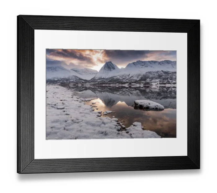 Framed Print : Winter landscape in Norway Framed Print : Winter landscape in Norway