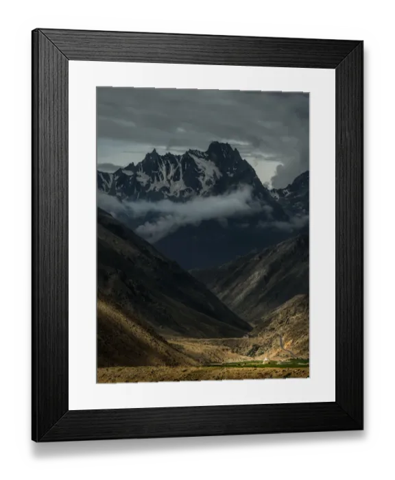 Framed Print : Layers of mountains in Tibet Framed Print : Layers of mountains in Tibet