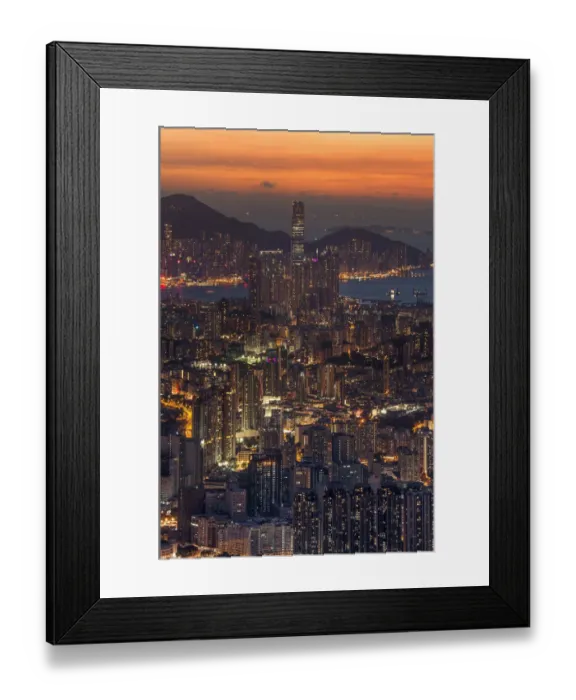 Framed Print : High rise buildings in Hong Kong Framed Print : High rise buildings in Hong Kong