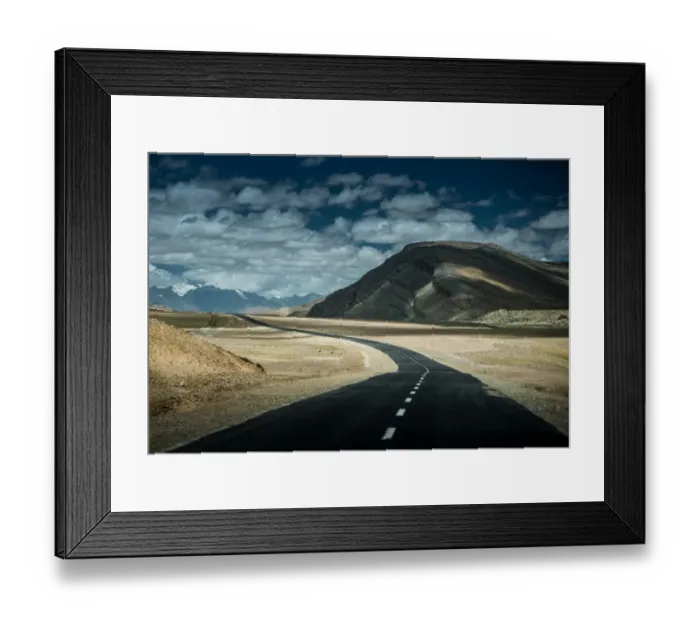 Framed Print : Empty road Framed Print : Empty road