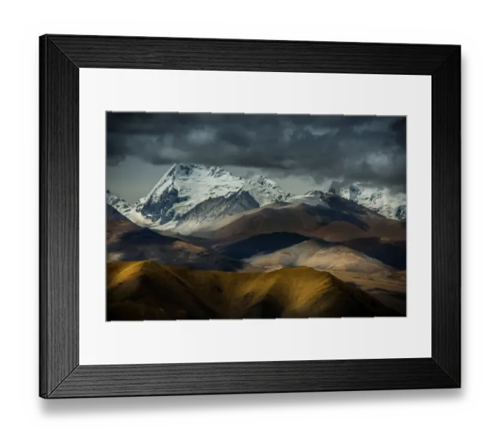 Framed Print : Himalaya range over La-lung la pass Framed Print : Himalaya range over La-lung la pass