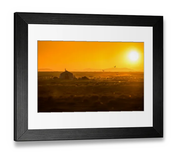 Framed Print : Sunset at Tibetan countryside Framed Print : Sunset at Tibetan countryside