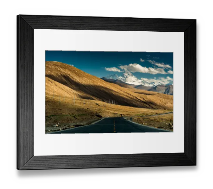 Framed Print : Road leads to mt. Everest Framed Print : Road leads to mt. Everest