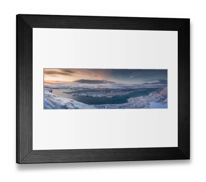 Framed Print : Panorama view of TromsA Framed Print : Panorama view of TromsA