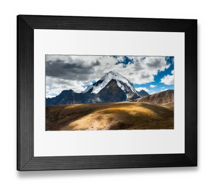 Framed Print : Snow mountain in Tibet Framed Print : Snow mountain in Tibet