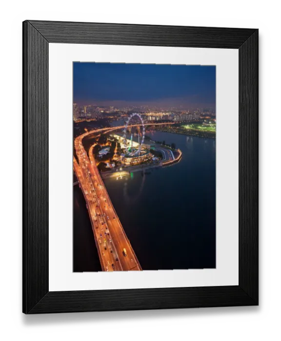 Framed Print : Singapore flyer Framed Print : Singapore flyer