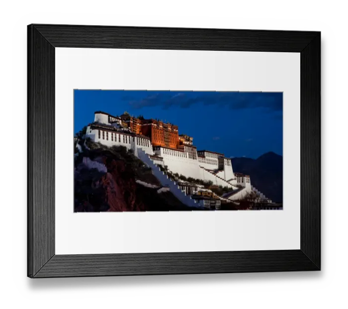 Framed Print : Potala palace at night Framed Print : Potala palace at night