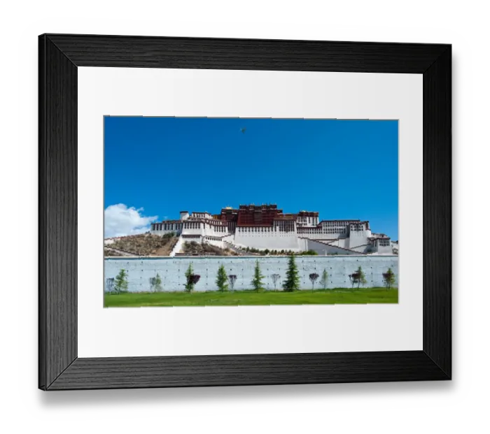 Framed Print : Front view of Potala palace Framed Print : Front view of Potala palace