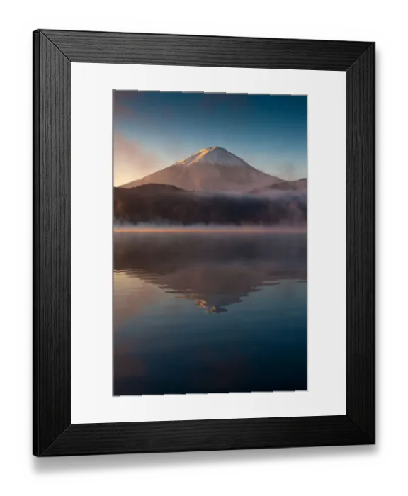 Framed Print : Mt. Fujiyama with reflection Framed Print : Mt. Fujiyama with reflection