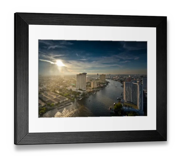 Framed Print : Bangkok skyline Framed Print : Bangkok skyline