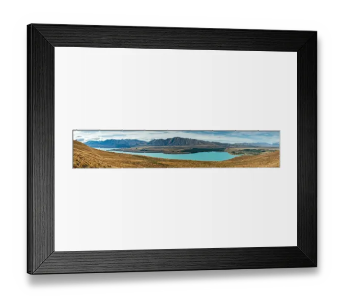 Framed Print : Panorama view of lake tekapo Framed Print : Panorama view of lake tekapo